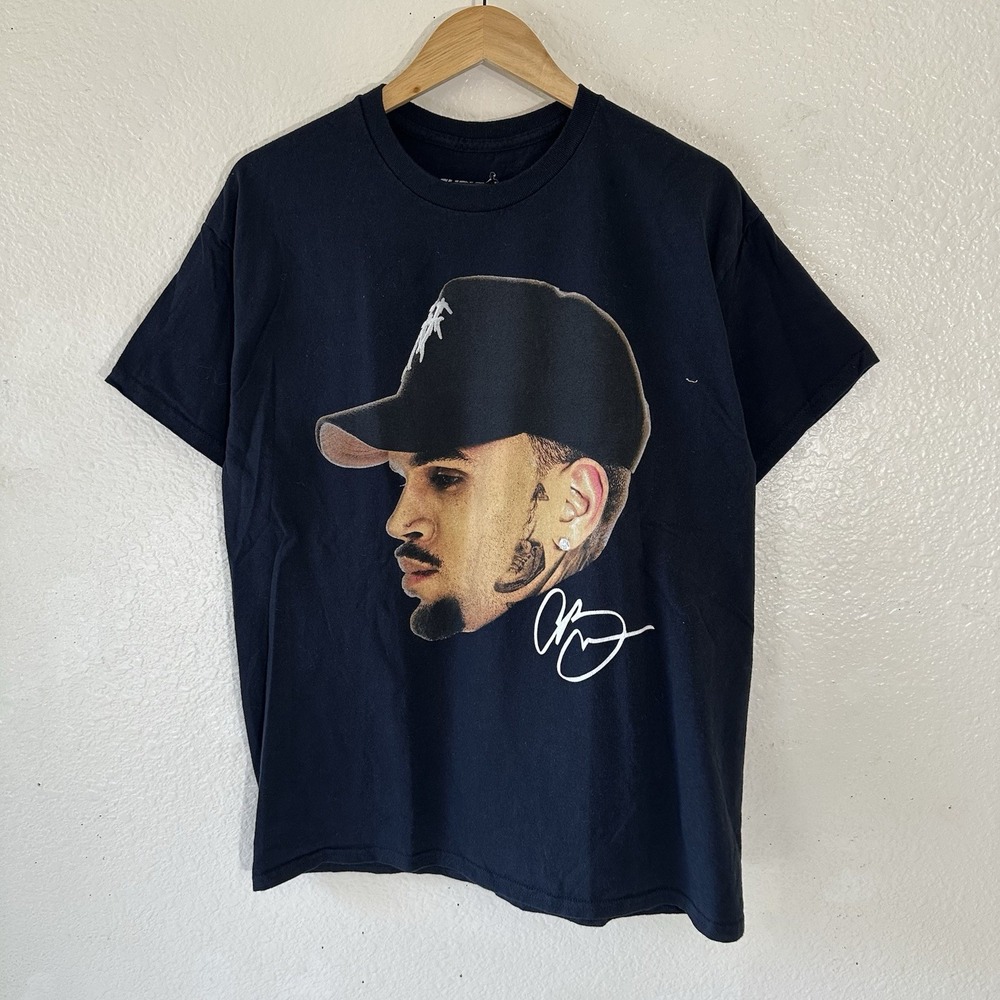 Chris Brown 11:11 Tour Merch Black T-shirt Size Large